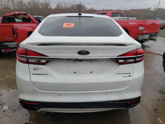 3FA6P0D96JR188495 - 2018 FORD FUSION TITANIUM/PLATINUM WHITE photo 6