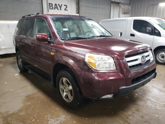 5FNYF28537B017836 - 2007 HONDA PILOT EXL BURGUNDY photo 4