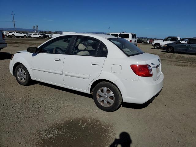 KNADH4B34A6677878 - 2010 KIA RIO LX WHITE photo 2