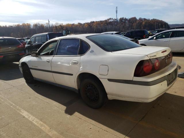 2G1WF52E919273548 - 2001 CHEVROLET IMPALA WHITE photo 2