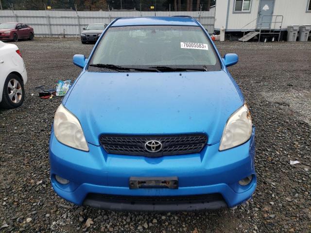 2T1KR32E98C705762 - 2008 TOYOTA COROLLA MA XR BLUE photo 5