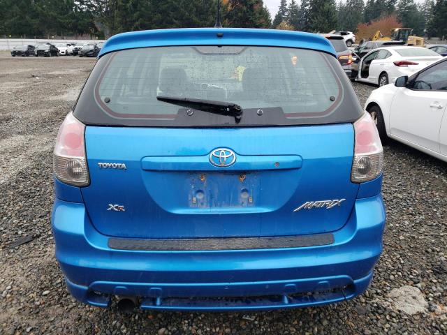2T1KR32E98C705762 - 2008 TOYOTA COROLLA MA XR BLUE photo 6