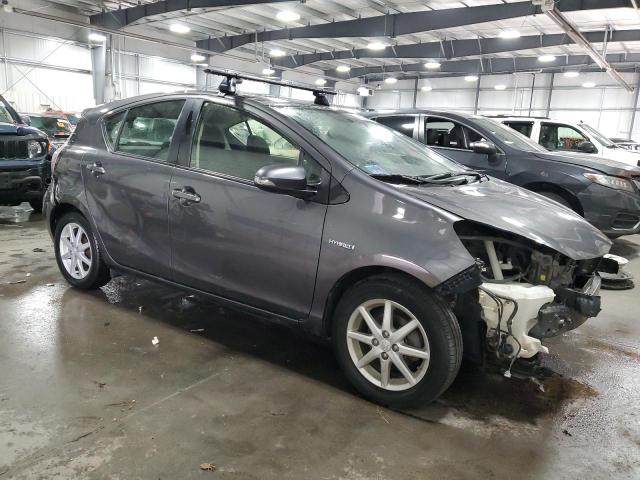 JTDKDTB33F1100585 - 2015 TOYOTA PRIUS C GRAY photo 4