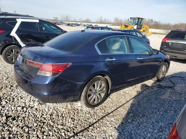 1HGCP3F83CA034134 - 2012 HONDA ACCORD EXL BLUE photo 3