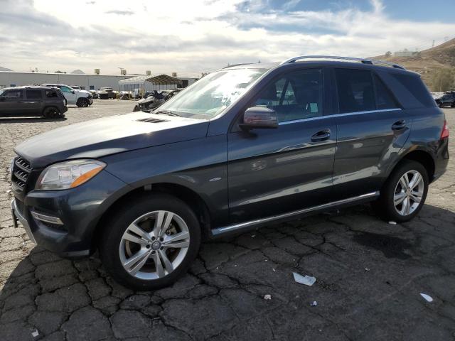 4JGDA5HB2CA039068 - 2012 MERCEDES-BENZ ML 350 4MATIC CHARCOAL photo 1