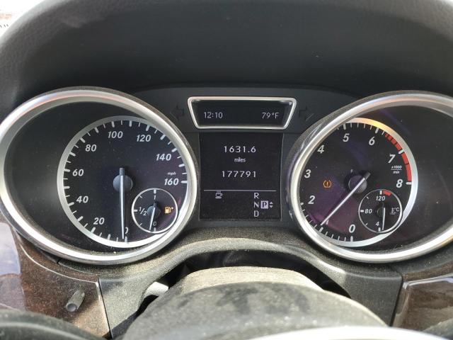 4JGDA5HB2CA039068 - 2012 MERCEDES-BENZ ML 350 4MATIC CHARCOAL photo 9