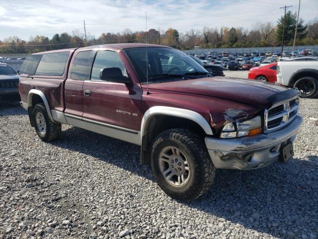 1B7GG42N42S653013 - 2002 DODGE DAKOTA SLT MAROON photo 4