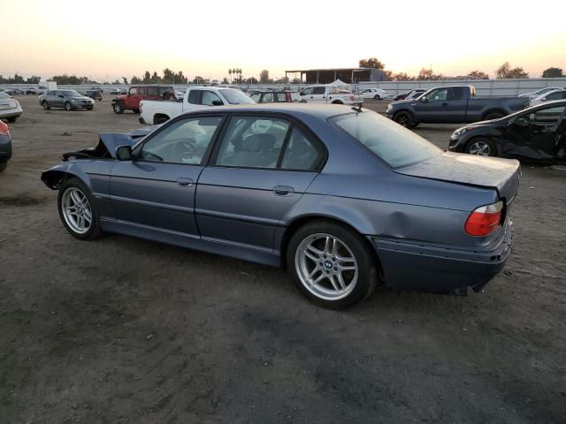 WBAGG83411DN84701 - 2001 BMW 740 I AUTOMATIC BLUE photo 2