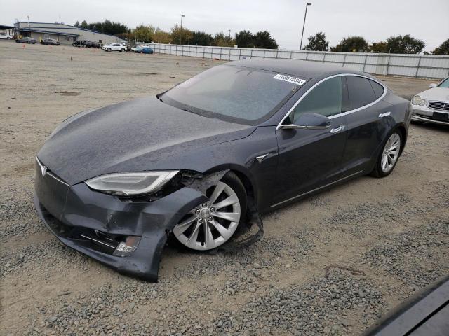 5YJSA1E29GF174327 - 2016 TESLA MODEL S CHARCOAL photo 1