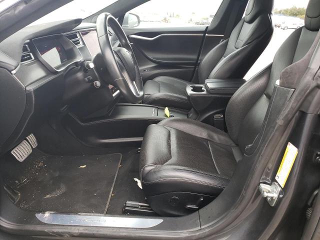 5YJSA1E29GF174327 - 2016 TESLA MODEL S CHARCOAL photo 7