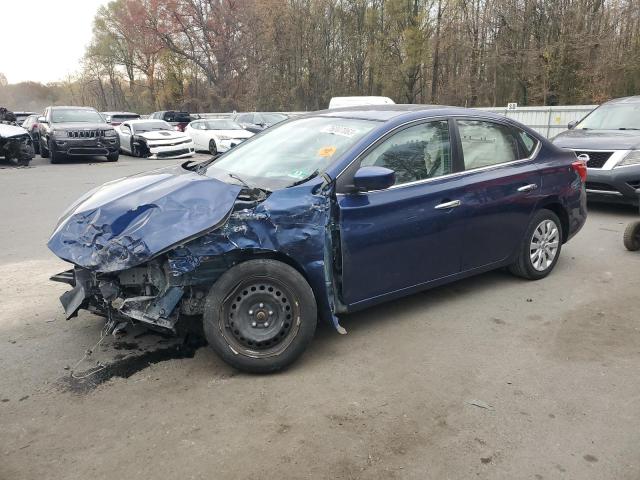 3N1AB7AP5JY300209 - 2018 NISSAN SENTRA S BLUE photo 1