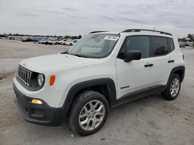 ZACCJBAB4JPJ21466 - 2018 JEEP RENEGADE SPORT 白色 照片 1