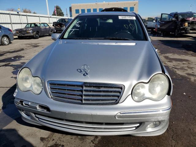 WDBRF84J45F592416 - 2005 MERCEDES-BENZ C 320 4MATIC SILVER photo 5