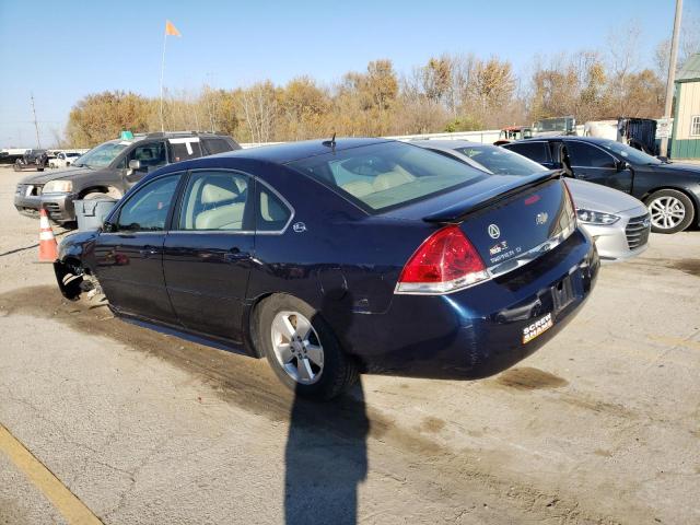 2G1WT57K691216239 - 2009 CHEVROLET IMPALA 1LT BLUE photo 2