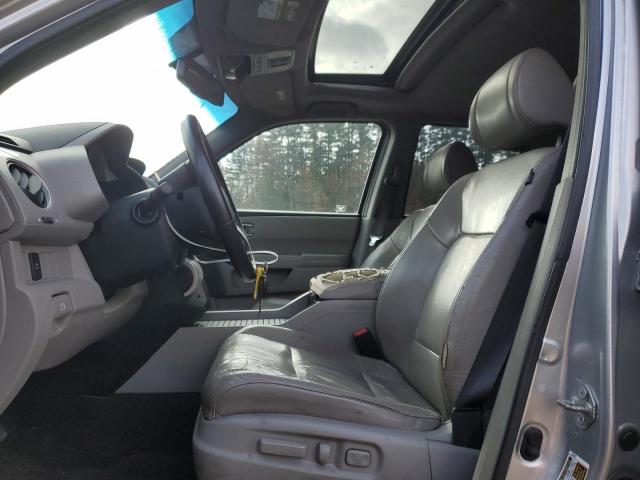 5FNYF4H54AB034907 - 2010 HONDA PILOT EXL SILVER photo 7