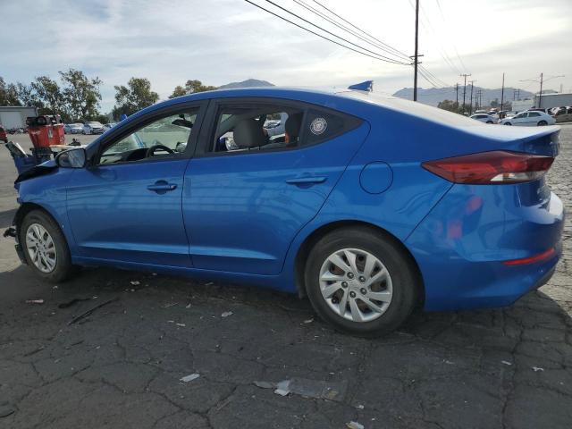 KMHD74LF2HU084892 - 2017 HYUNDAI ELANTRA SE BLUE photo 2