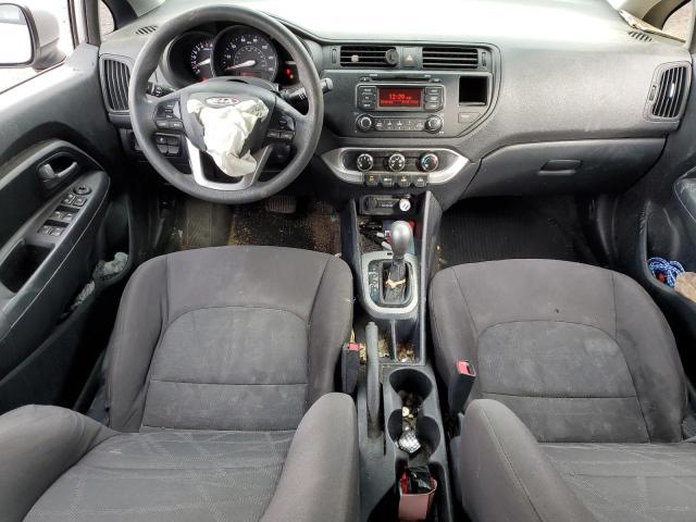 KNADM5A32C6092609 - 2012 KIA RIO LX SILVER photo 8