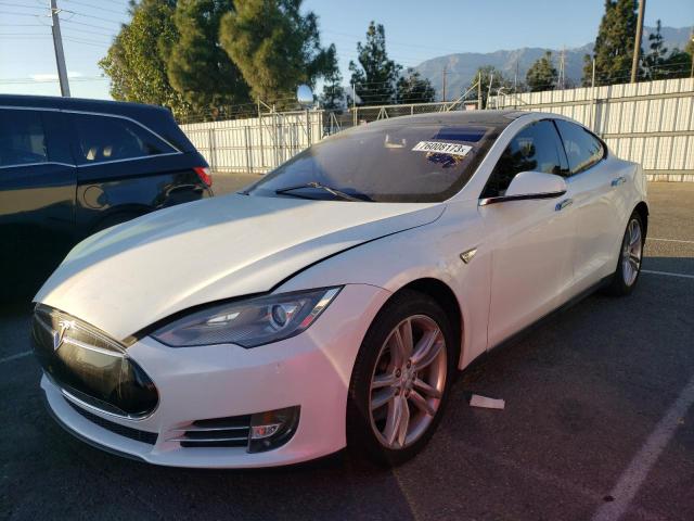 5YJSA1DP2DFP06252 - 2013 TESLA MODEL S თეთრი ფოტო 1