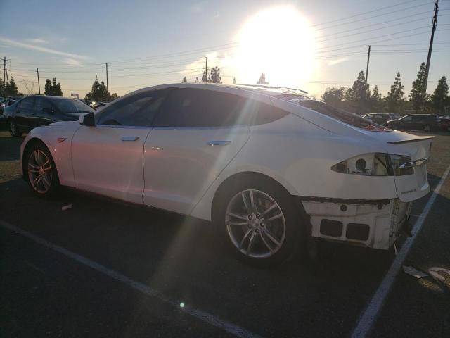 5YJSA1DP2DFP06252 - 2013 TESLA MODEL S თეთრი ფოტო 2