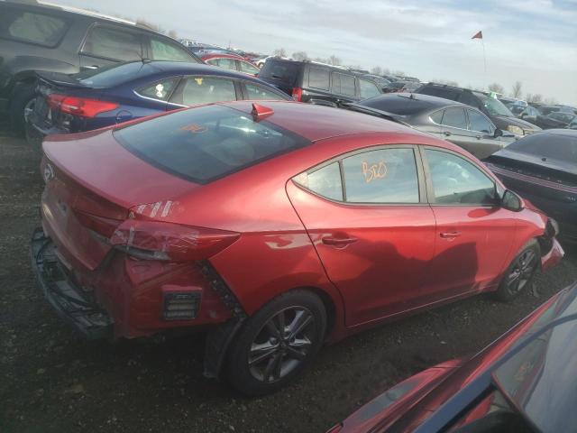 5NPD84LF3HH179232 - 2017 HYUNDAI ELANTRA SE RED photo 3