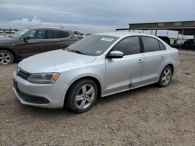 3VWLL7AJXDM446581 - 2013 VOLKSWAGEN JETTA TDI SILVER photo 1