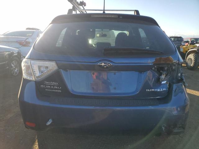 JF1GH6A68BG829928 - 2011 SUBARU IMPREZA 2.5I BLUE photo 6