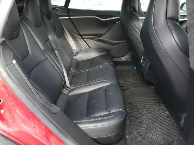 5YJSA1E46HF229142 - 2017 TESLA MODEL S RED photo 10