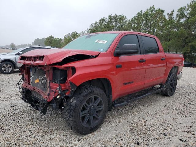 5TFEY5F13LX259573 - 2020 TOYOTA TUNDRA CREWMAX SR5 BURGUNDY photo 1