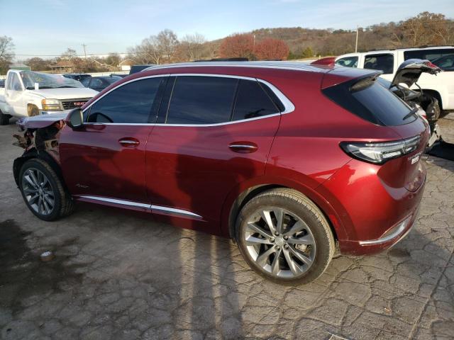 LRBFZRR49MD179002 - 2021 BUICK ENVISION AVENIR BURGUNDY photo 2