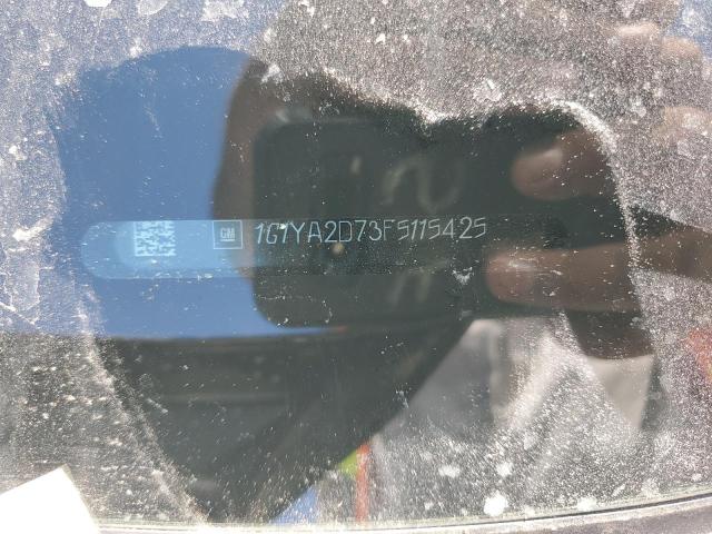 1G1YA2D73F5115425 - 2015 CHEVROLET CORVETTE STINGRAY 1LT BLACK photo 12