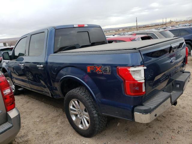 1FTEW1EG4JKC52758 - 2018 FORD F150 SUPERCREW BLUE photo 2