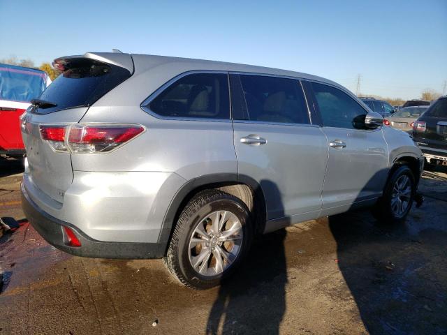 5TDZKRFH9ES008332 - 2014 TOYOTA HIGHLANDER LE SILVER photo 3