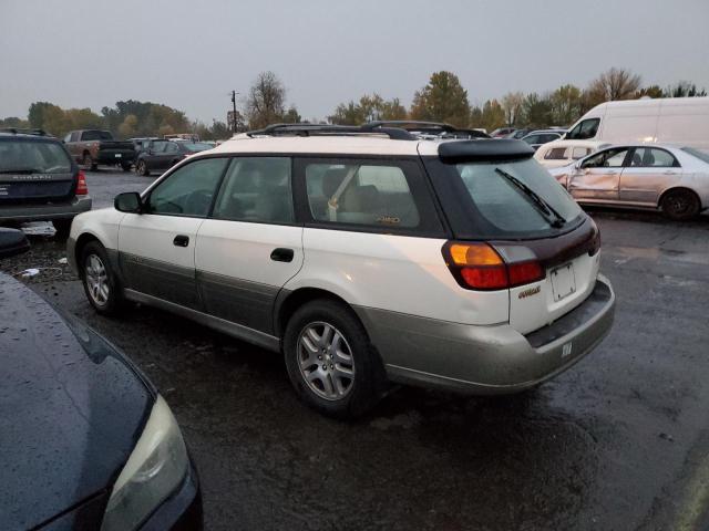4S3BH675037624446 - 2003 SUBARU LEGACY OUTBACK AWP 白色 照片 2