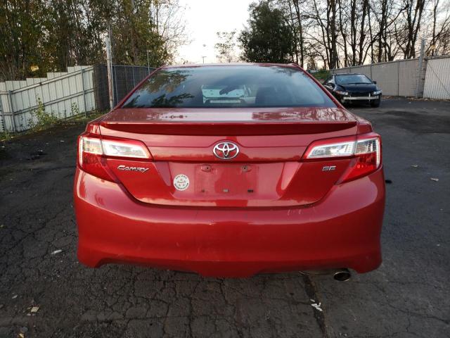 4T1BF1FK4DU716013 - 2013 TOYOTA CAMRY L RED photo 6