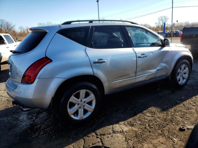 JN8AZ08T97W504261 - 2007 NISSAN MURANO SL SILVER photo 3