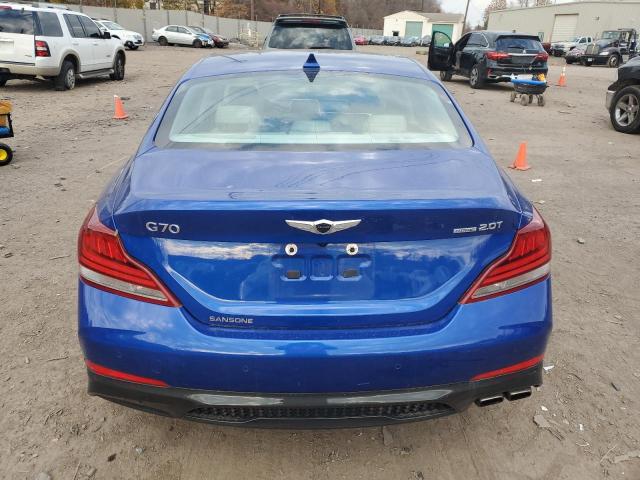 KMTG34LA3KU023271 - 2019 GENESIS G70 ELITE BLUE photo 6