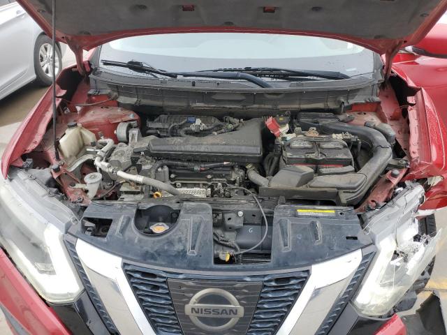 5N1AT2MT2HC868115 - 2017 NISSAN ROGUE S RED photo 11