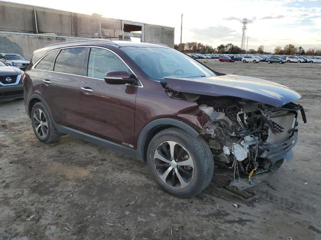 5XYPHDA56GG181036 - 2016 KIA SORENTO EX BURGUNDY photo 4