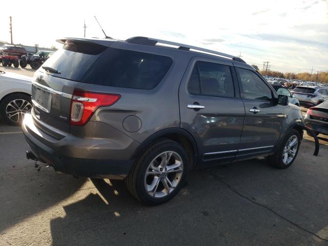 1FMHK8F82BGA12861 - 2011 FORD EXPLORER LIMITED GRAY photo 3