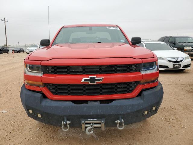 1GCVKPEC8HZ135701 - 2017 CHEVROLET SILVERADO K1500 CUSTOM RED photo 5