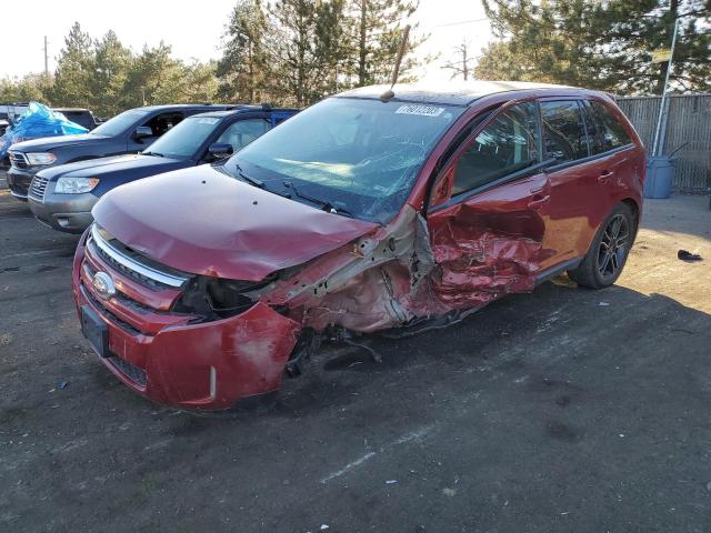 2FMDK4JC9EBA83084 - 2014 FORD EDGE SEL MAROON photo 1