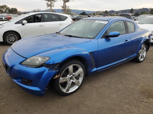 JM1FE173040137477 - 2004 MAZDA RX8 BLUE photo 1