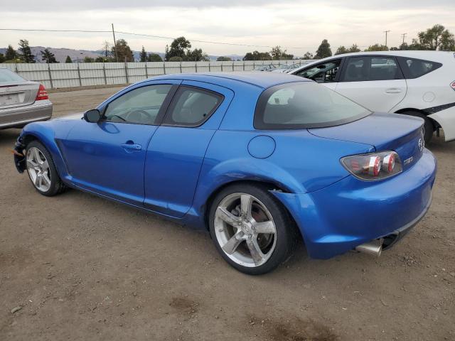 JM1FE173040137477 - 2004 MAZDA RX8 BLUE photo 2