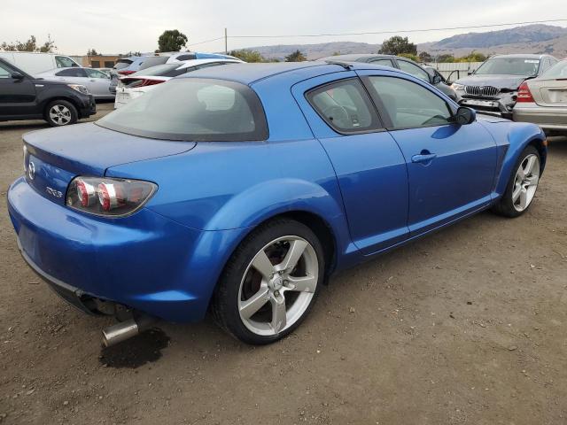 JM1FE173040137477 - 2004 MAZDA RX8 BLUE photo 3