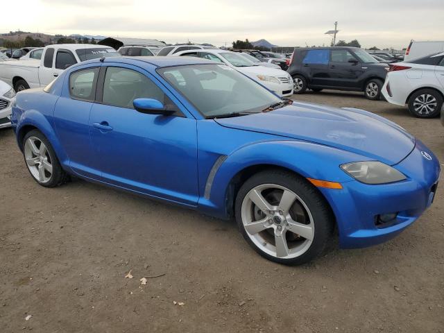 JM1FE173040137477 - 2004 MAZDA RX8 BLUE photo 4