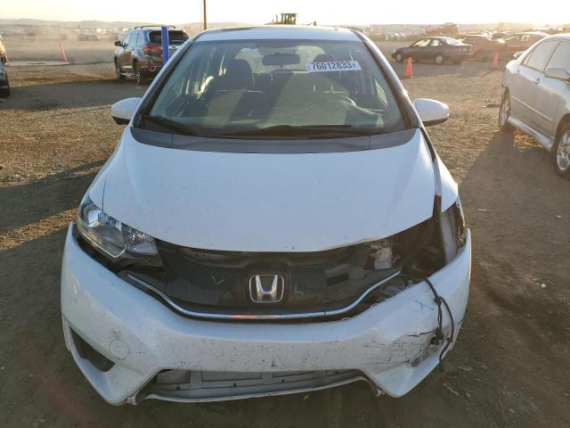 3HGGK5H89FM756059 - 2015 HONDA FIT EX WHITE photo 5