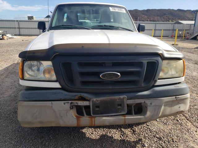 1FTYR10UX5PA64238 - 2005 FORD RANGER WHITE photo 5