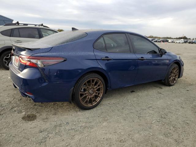 4T1G11AK3PU091345 - 2023 TOYOTA CAMRY SE NIGHT SHADE BLUE photo 3