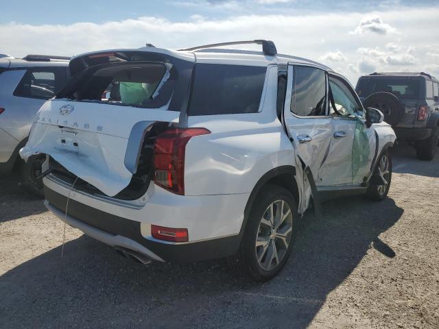 KM8R44HE7MU259226 - 2021 HYUNDAI PALISADE SEL WHITE photo 3