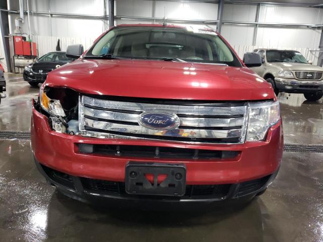 2FMDK36C58BA91240 - 2008 FORD EDGE SE RED photo 5